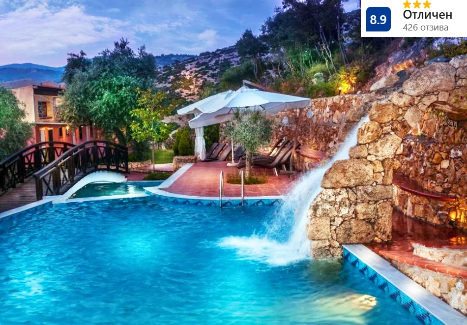 Ранни записвания в Kallisti Aparthotel, о. Тасос! Нощувкана човек със закуска и вечеря + басейн в Потос, Гърция