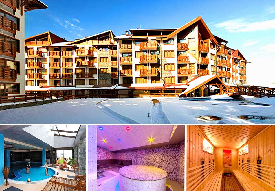 Нощувка на човек в апартамент със закуска + вътрешен басейн и релакс зона от Белведере Холидей Клуб, Банско