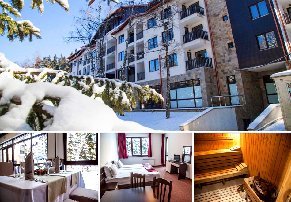 Почивка в Боровец: Нощувка на човек със закуска и вечеря + сауна от Боровец Грийн хотел****