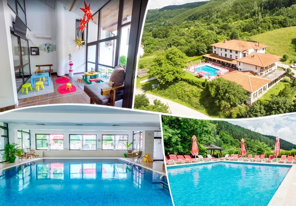 2 + нощувки за двама със закуски и вечери + минерален басейн и релакс зона в Парк хотел Фея***, Чифлик до Троян