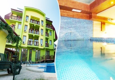 01.01 - 28.02 в сърцето на Хисаря: Нощувка на човек със закуска с възможност за вечеря + басейн и релакс пакет в хотел Грийн Хисаря