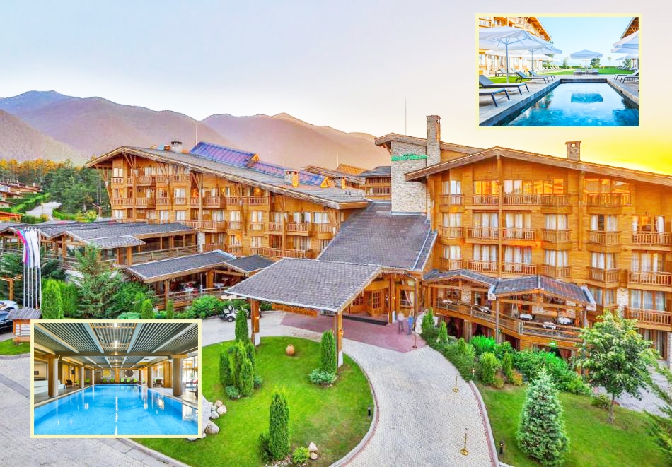 От 02.01 до 31.03 релакс в Разлог: Нощувка на човек на база All inclusive + 4 басейна и спа зона в хотел Пирин Голф Хотел & СПА 5*