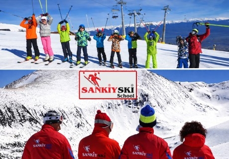 Наем на пълно ски и сноуборд оборудване за 1 ден от ски училище Санкийски, Банско