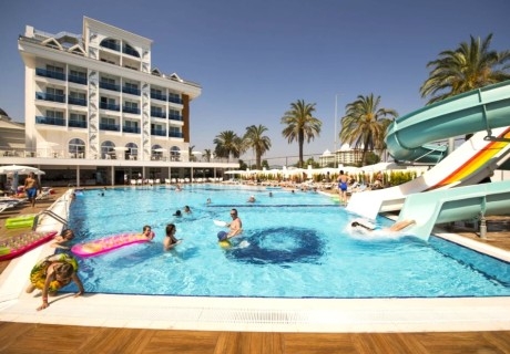 Почивка в Сиде, Турция: Автобусен транспорт + 7 нощувки на човек на база All Inclusive в Palm World Resort & Spa Side 4*