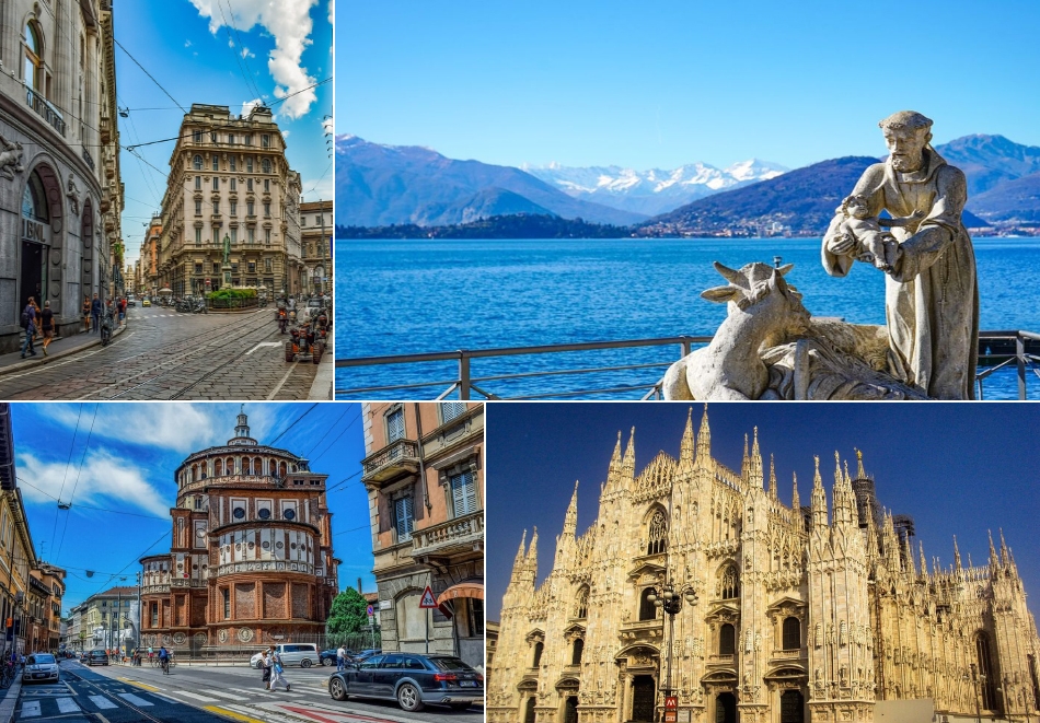 Екскурзия до Милано, Италия + обиколка с екскурзовод: Полет от София + 3 нощувки със закуски за човек и възможност за посещение на Лугано, Комо и Маджоре
