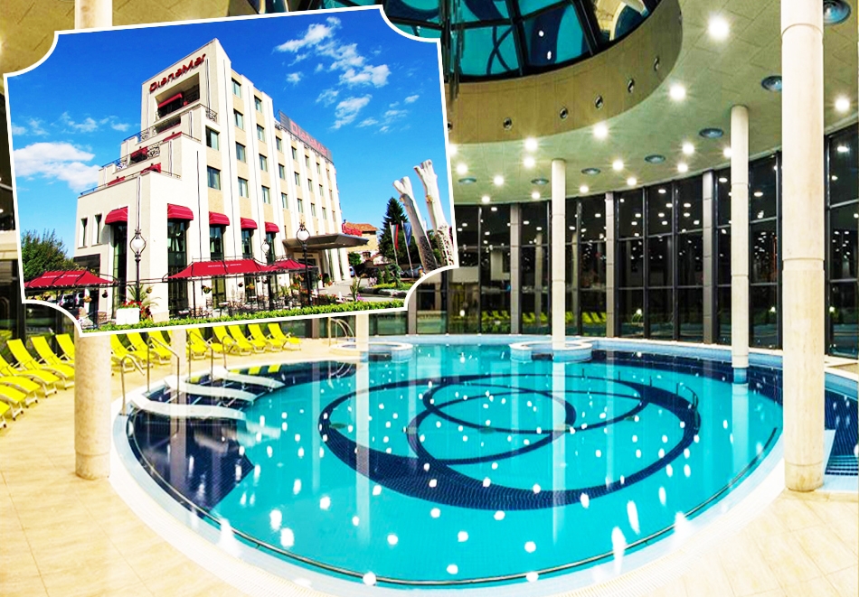 Релакс и Спа в Павел баня: Нощувка на човек със закуска и вечеря + 2 минерални басейна в Балнеохотел Дианамар 5*