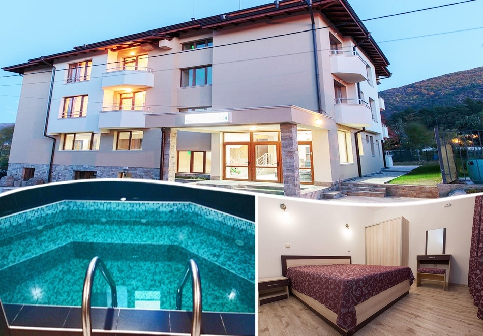 Почивка в Сапарева баня: Нощувка на човек със закуска + джакузи в Семеен Хотел Релакса