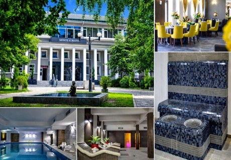 Промоция за почивка в Благоевград: 3 нощувки на човек на цената на 2 със закуски и вечери + минерален басейн и релакс зона от хотел Монте Кристо