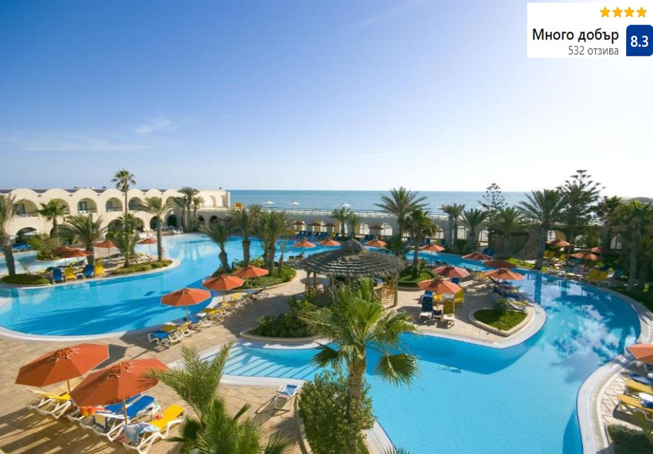 На първа линия на о. Джерба, Тунис: Полет от София + 7 All inclusive нощувки на човек в Sentido Djerba Beach 4*