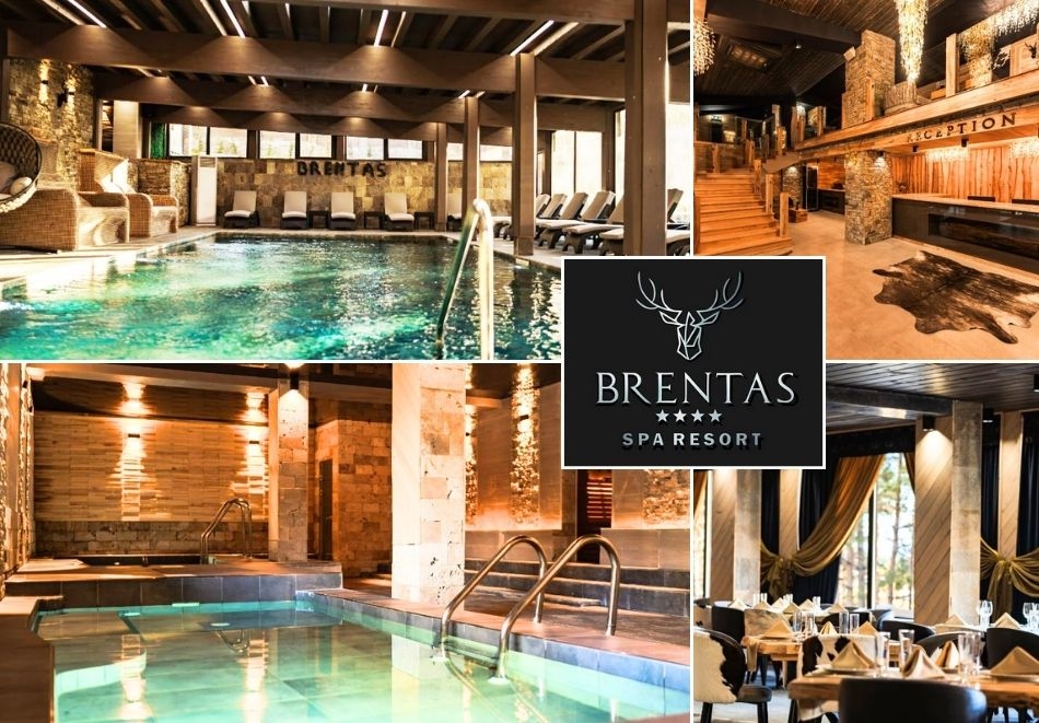 СПА почивка в Цигов чарк в новооткрития четиризвезден Брентас Спа Ризорт! Нощувка на човек със закуска и вечеря + басейн и спа зона