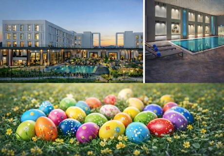 Великден в Чанаккале, Турция: 3 нощувки на човек със закуски и празничен обяд с DJ + басейн и релакс зона в хотел Hilton 5* от ТА Йонека Турс. С възможност за транспорт от Варна или София