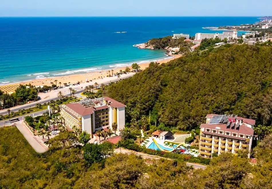 На 200м от плажа в Алания, Турция: Автобусен транспорт + 7 нощувки на човек на база All Inclusive в хотел MIAROSA INCEKUM BEACH 5*. Дете до 11.99 БЕЗПЛАТНО!