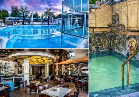 Релакс в гр. Баня край Карлово: Нощувка на човек със закуска и вечеря + минерален басейн в Хотел Царска баня