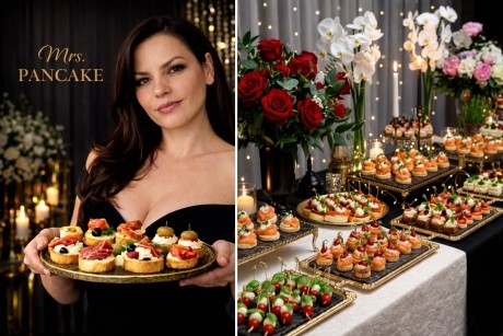 За офис събитие, детски рожден ден или друг приятен повод - 120, 200, 240 или 450 броя неустоимо вкусни сладки и солени хапки от Mrs. Pancake, София