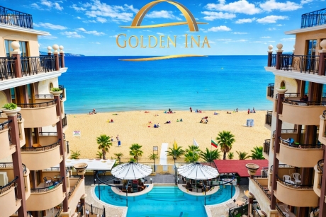 До 10.04 на почивка в Слънчев бряг: Нощувка на човек със закуска в хотел Голдън Ина***
