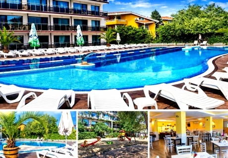 На първа линия в Созопол: Нощувка на човек + басейн от Созополи Стайл Клуб, плаж Златна рибка