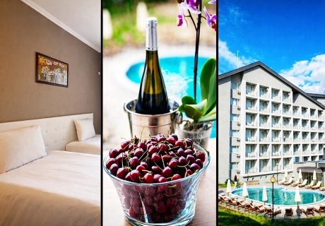 Неделен релакс в Кюстендил: Нощувка за двама със закуска и вечеря + външен МИНЕРАЛЕН басейн и релакс зона в Парк Хотел Кюстендил