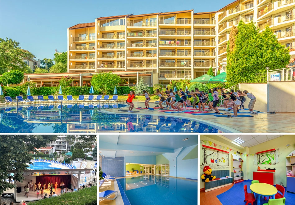 Почивка в Златни пясъци: Нощувка на човек на база All Inclusive + басейн от хотел Мадара****. Дете до 11.99г - БЕЗПЛАТНО!