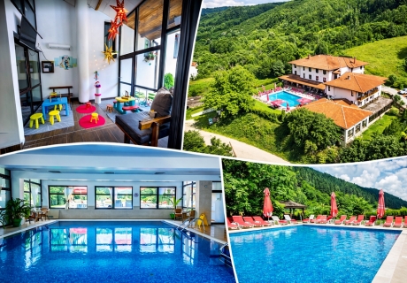 2 + нощувки за двама със закуски и вечери + минерален басейн и релакс зона в Парк хотел Фея***, Чифлик до Троян