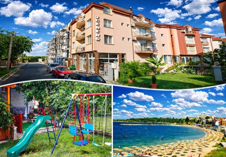 Лято 2026 в Равда на 200 м. от плажа: Нощувка на цени от 12.90 EUR/ 25.23 лв. на човек в къща за гости Айсберг