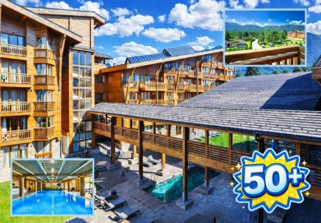 Почивка 50+ в Разлог: Нощувка на човек на база All inclusive + 4 басейна и спа зона в Пирин Голф & Кънтри клуб 4*