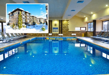 На ски в Банско: Нощувка за двама или четирима със закуска + басейн в апарт хотел Божурленд