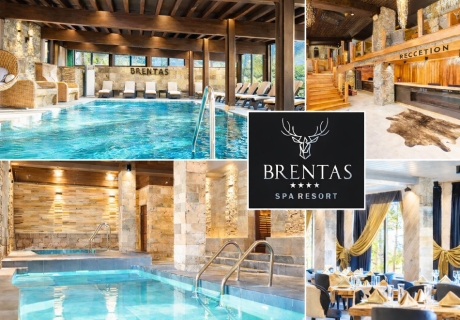 СПА почивка в Цигов чарк в новооткрития четиризвезден Брентас Спа Ризорт! Нощувка на човек със закуска и вечеря + басейн и спа зона
