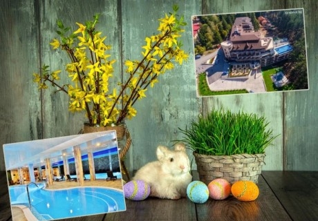 Великден във Велинград: 3 нощувки на човек със закуски и вечери, едната празнична + музикална програма + термални басейни и СПА зона в Инфинити Парк Хотел и Спа*****