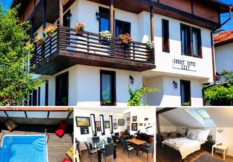 Почивка в Добринище: Нощувка на човек със закуска + топъл басейн от Къща за гости Елит