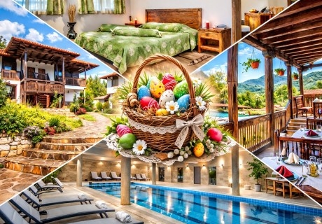 Великден край Елена: 3 нощувки за двама със закуски и вечери, едната празнична + басейн и релакс център в семеен хотел Еленски Ритон