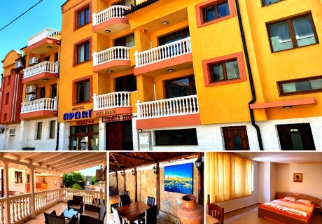 Почивка в Семеен хотел Апарт Поморие: Нощувка на човек и ползване на паркинг.