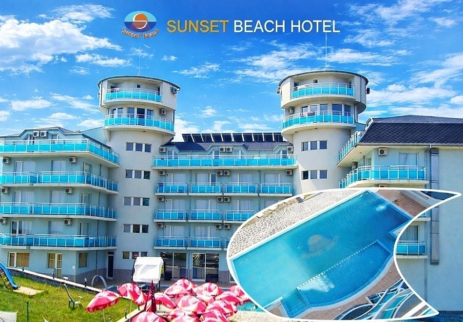 Море 2026 в Лозенец: Нощувка на човек със закуска + басейн в хотел Сънсет Бийч***