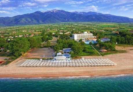Ранни записвания на първа линия в Лептокария, Гърция: All Inclusive нощувка на човек + басейни в хотел Olympian Bay 4*