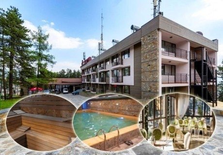 Почивка във Велинград: Нощувка на човек със закуска и вечеря + минерален басейн, сауна и солна стая от хотел Панорама