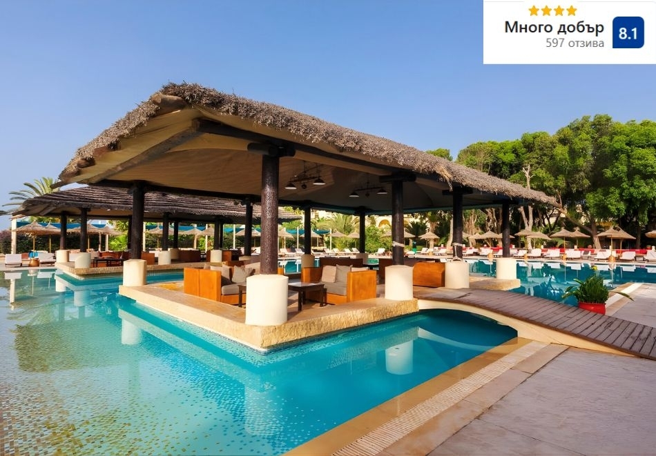 На първа линия в Africa Jade Thalasso 4*, Корба, Тунис: Полет от София + 7 All Inclusive нощувки на човек