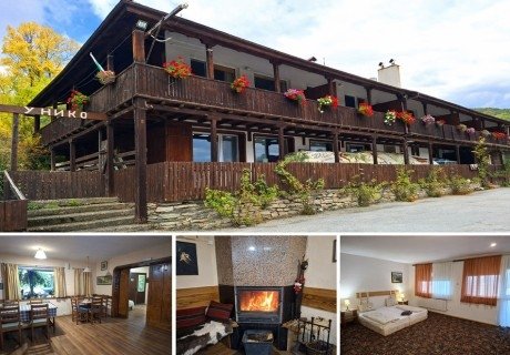 Почивка край Пампорово: Нощувка за 24 човека + домашна закуска и ползване на трапезария с камина и напълно оборудвана кухня от Къща за гости У Нико, Орехово