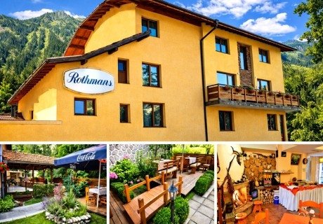 Почивка в Банско: Нощувкa на човек със закускa или закуска и вечеря от Къща за гости Ротманс***