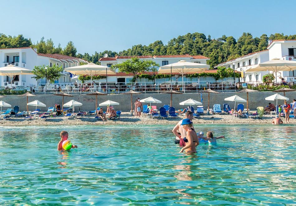 На първа линия в Xenios Dolphin Beach Hotel***, Касандра, Гърция! Нощувка за ДВАМА със закуска и вечеря + басейн, снимка 17