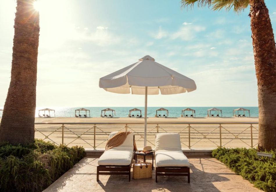 На първа линия в Mediterranean Village 5*, Паралия Катерини! Нощувка за ДВАМА със закуска и вечеря + басейн. Дете до 7г. БЕЗПЛАТНО!, снимка 13