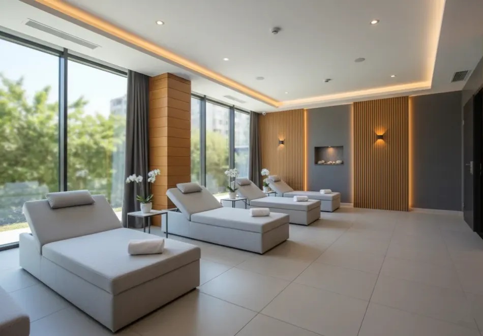 Есенен релакс в НОВООТКРИТИЯ четиризвезден хотел Стилатерм СПА 4* в Хасковски минерални бани! Нощувка на човек със закуска и вечеря +  2 минерални басейни и релакс зона, снимка 12